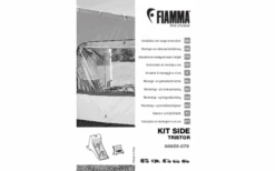 Fiamma Kit Side Tristor Kit Di Montaggio Per Il Fissaggio Del Side W Pro F45 / Side W Pro Shade / Sun View Side F45 E Del Tristor Della Tenda