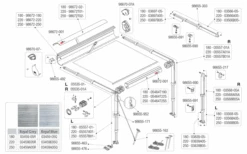 Piede Di Supporto Fiamma Destro Per CS 225 / F35220 05 07 Fiamma Codice Articolo 03568A05A