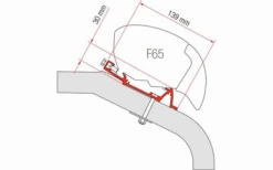 Adattatore Fiamma Lmc Tec 370 Cm Adatto Per Tenda F65 E F80