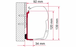Fiamma Kit Adattatore Per Tenda Da Sole Fleurette Per Fiamma F45