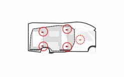 Blocco Di Sicurezza Interno Fiamma Safe Door Guardian Per Fiat Ducato Dal 2009 In Poi -Fiamma 661317 4551960