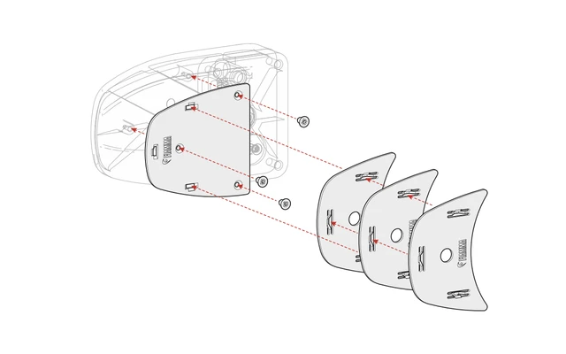 Fiamma Kit Distanziatore Porta Sicura Dal 2017 Kit Di Montaggio Per Fiamma Safe Door Nero Profondo 3 Fiamma Kit Distanziatore Porta Sicura Dal 2017 Kit Di Montaggio Per Fiamma Safe Door Nero Profondo - immagine 3