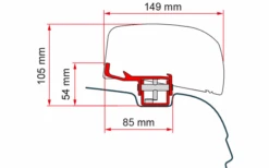 Kit Adattatore Fiamma F40van VW T5/T6 Dal 2003