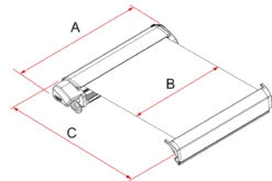 Fiamma F80S 400 – POLAR WHITE ROYAL BLUE -Fiamma FIA07830D01R 3 1
