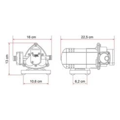 Pompa Dell'acqua Fiamma Aqua 8 7l/min Nero 7 Pompa Dell'acqua Fiamma Aqua 8 7l/min Nero -Fiamma fia 01216c01 004