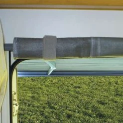 Zanzariera Per Porta Fiamma Moskito Net Grigia