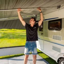 Barra Di Tensione Fiamma Rafter Per Tendalini CaravanStore XL Grigio Argentato