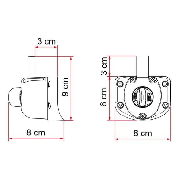 Serratura Di Sicurezza Fiamma Safe Door Guardian Ducato Grigio (2 Unità) 2 Serratura Di Sicurezza Fiamma Safe Door Guardian Ducato Grigio (2 Unità) - immagine 2