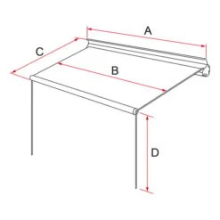 Tendalino Fiamma F35 Pro 2.7 M Nero Grigio -Fiamma fia 06458c01r 005