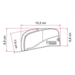 Tendalino Fiamma F40van 2.7 M Nero Grigio -Fiamma fia 07503h01r 006