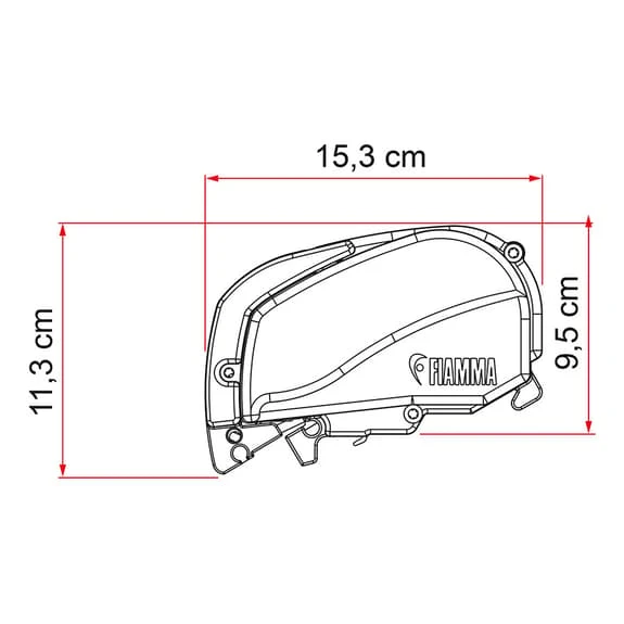 Tendalino Fiamma F80s 3.7 M Bianco Grigio 5 Tendalino Fiamma F80s 3.7 M Bianco Grigio - immagine 5