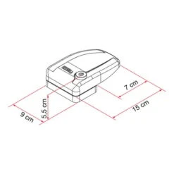 Serratura Di Sicurezza Fiamma Safe Door 3 Grigio (3 Unità) -Fiamma fia 08021 02g 004