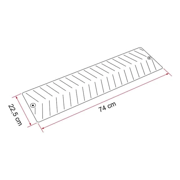 Piastre Antiscivolo Fiamma Grip System Grigio 2 Piastre Antiscivolo Fiamma Grip System Grigio - immagine 2